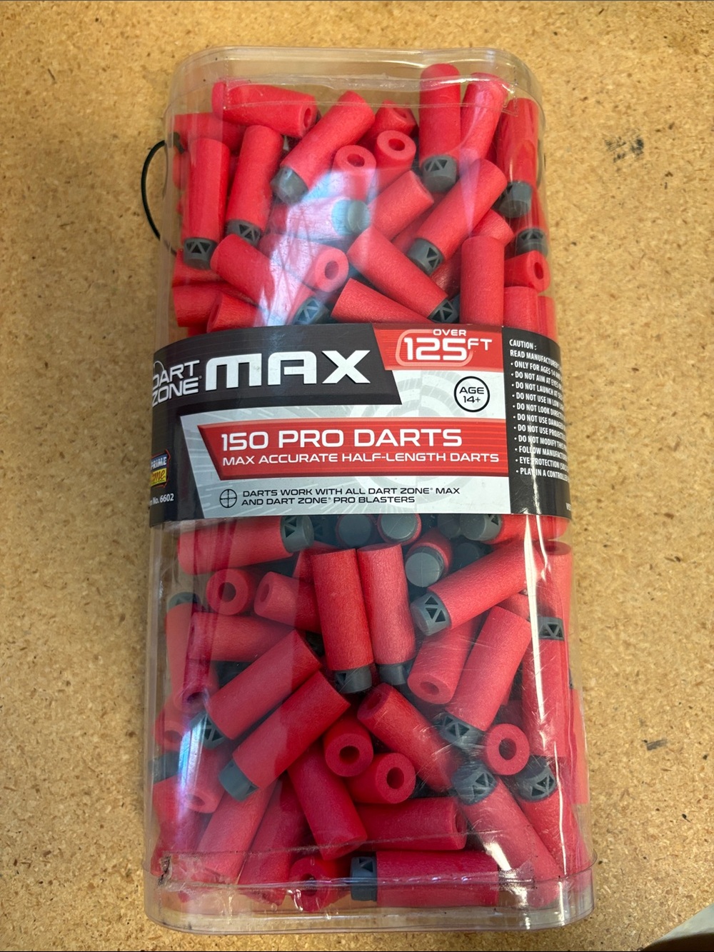 Dart Zone Max 150 Foam Pro Red Darts